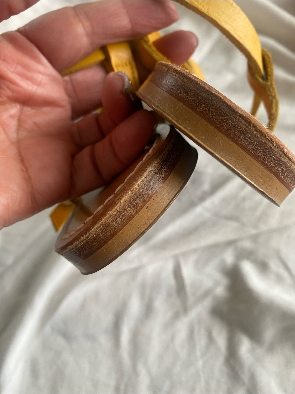 K. Jacques for J.Crew Picon T-Strap
Suede Sandals 7 37 Yellow $255 - Picture 4 of 6